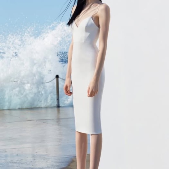Alex Perry Valentine Dress - White - Sz AU8 - Picture 2 of 8